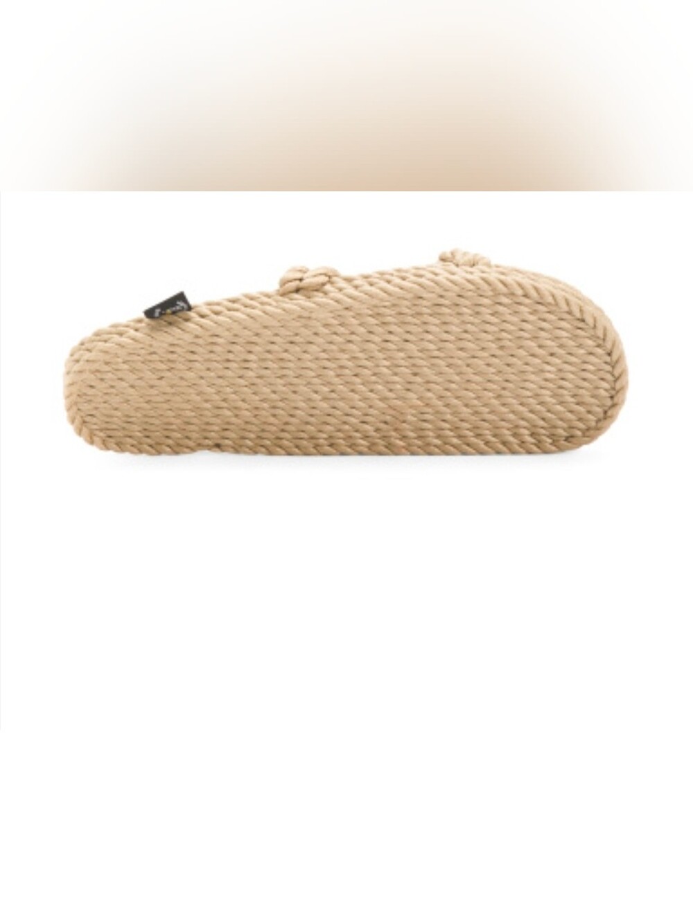 Nomadic State of Mind Sailor Knot Rope Sandals Camel Vegan Handmade Nicaragua 7. - Picture 4 of 17